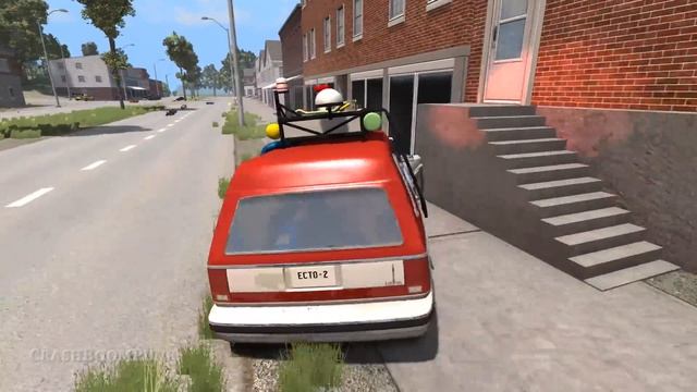 Massive Spike Strip Pileup Crashes #43 – BeamNG Drive | CrashBoomPunk смотреть онлайн