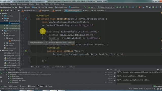 if else in android studio || how to print odd even numbers in android || android tutorial beginners смотреть онлайн