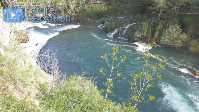 4K HIDDEN WATERFALL RELAXATION | Croatia 1HR Nature Video ft Darshan Ambient смотреть онлайн