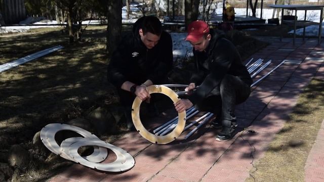 ПЛОТ-КАТАМАРАН из стрейч пленки Turbo Raft