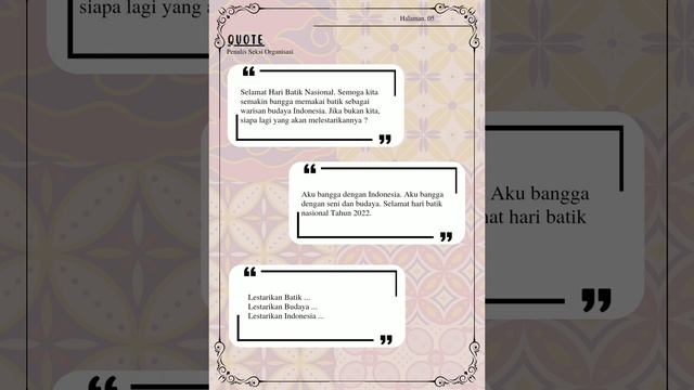 HARI BATIK 2 OKTOBER 2022 смотреть онлайн