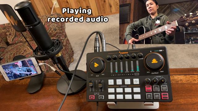 Maonocaster E2 with Guitar to Make or Record a Song Cover to a Phone смотреть онлайн