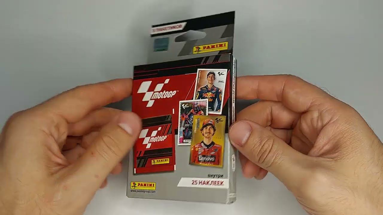 Блистер с наклейками Panini MOTO GP 2023 (набор из 5 пакетике наклеек в каждом пакетике 5 наклеек) смотреть онлайн