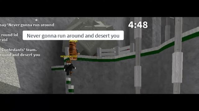 Rick Astley - Never Gonna Give You Up - Sung by ROBLOX смотреть онлайн