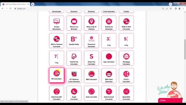 Bit Calculator | A beautiful, free online Bit Calculator with Toggle bit values смотреть онлайн
