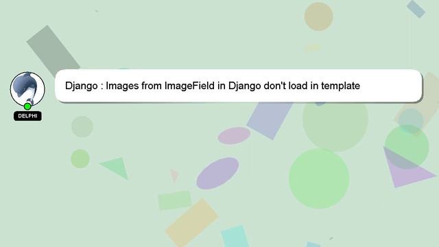 Django : Images from ImageField in Django don't load in template смотреть онлайн
