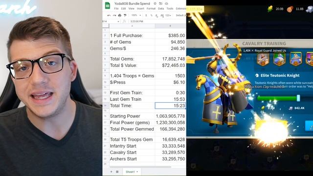 Spending $72,465 in 15 MINS on Mobile Game Rise of Kingdoms смотреть онлайн