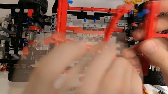 Лего техник самоделки:№44 Тойота Марк II. Каркас безопасности. 4 часть. смотреть онлайн
