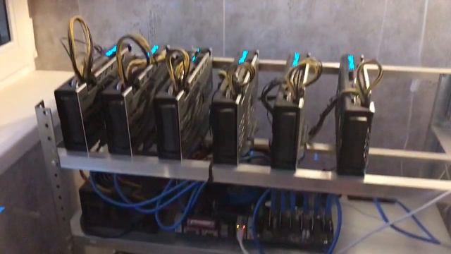 Две Майнинг фермы на 6 RX 570 8 GB 178 mh\s смотреть онлайн