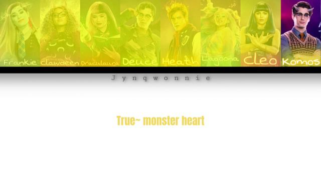 Monster Heart by Monster High Live Action Color coded lyrics ENG смотреть онлайн