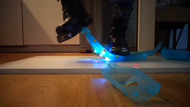 New Rock Boots Stomp, Trample And Destroy Small Toy Castle