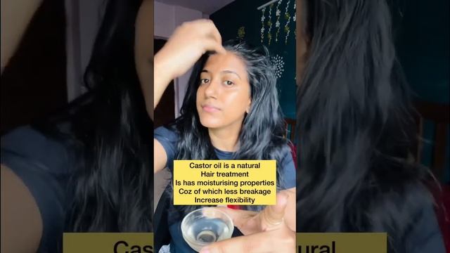 How to use castor oil for thicker hair growth #shorts смотреть онлайн