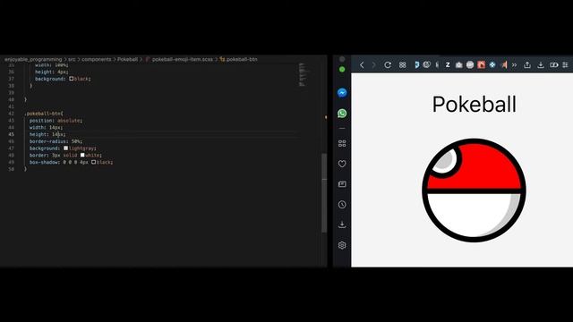 Learning - SASS/SCSS Pokeball with keyframes смотреть онлайн