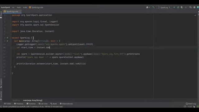 How to turn off INFO Logs in Spark with Scala смотреть онлайн