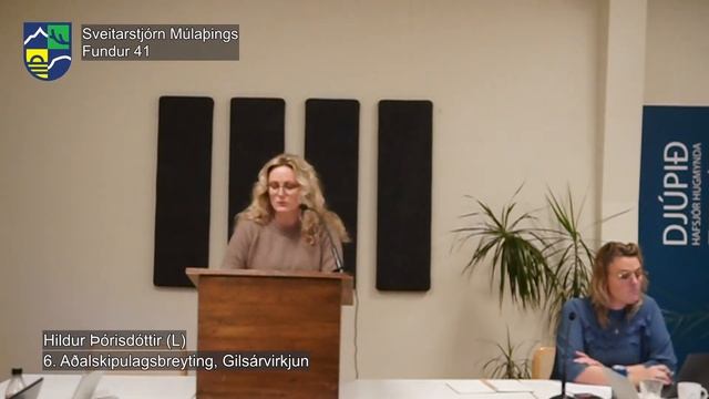 41. fundur Sveitarstjórnar Múlaþings смотреть онлайн
