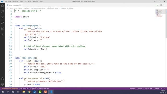 Getting a .pyt file as a python in VSCode смотреть онлайн
