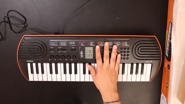 Unboxing Mini Teclado Casio SA 76 смотреть онлайн