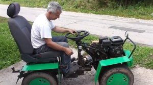 Минитрактор из мотоблока . Адаптер к мотоблоку. Нижегородская область