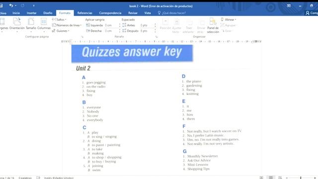 TOUCHSTONE STUDENT BOOK 2 SECOND EDITION. UNIT 1, 2, 3, 4 QUIZ 1, 2, 3, 4 ANSWER KEY. смотреть онлайн