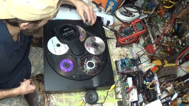 Panasonic SL/PC394 5disc CD player teardown looking to get working if possible. part 1 смотреть онлайн