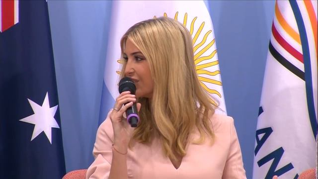Ivanka Trump takes the stage at the G-20 смотреть онлайн