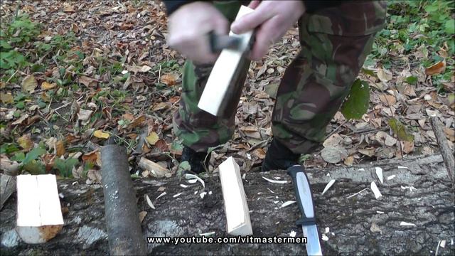Стамеска против Сканди. Нож Morakniv Chisel и Morakniv Robust. смотреть онлайн