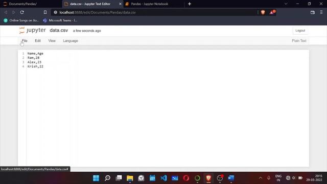 File not found Error No such file or directory data.csv | Python | Data Science | Aryadrj | IT смотреть онлайн