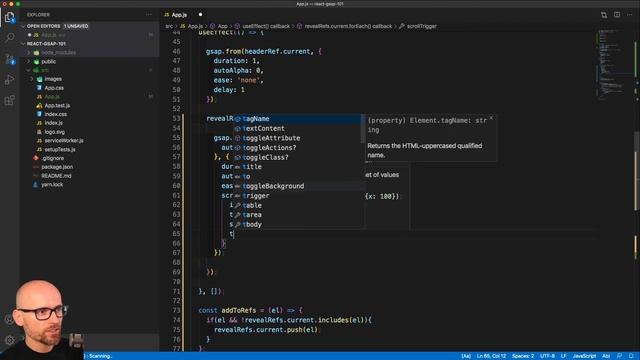 How to use ScrollTrigger in React projects смотреть онлайн