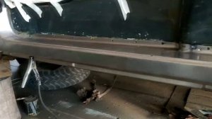 УАЗ Патриот, 4й эпизод, сварка, задняя арка и левый порог.