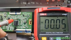 Напряжения T-CON: CV500U1-T01-CB-1 (телевизор Centek CT-8250UHD)