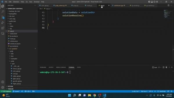 Building a DFS optimizer web interface - (Pyodide, Python, C++, WebAssembly, Svelte) - part 6