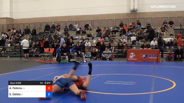110 Lbs 5th Place Audrie Felkins Team Kansas Vs Sydney Delois Team Indiana