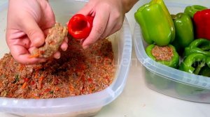 ФАРШИРОВАННЫЕ ПЕРЦЫ С БУЛГУРОМ. Рецепт пальчики оближешь