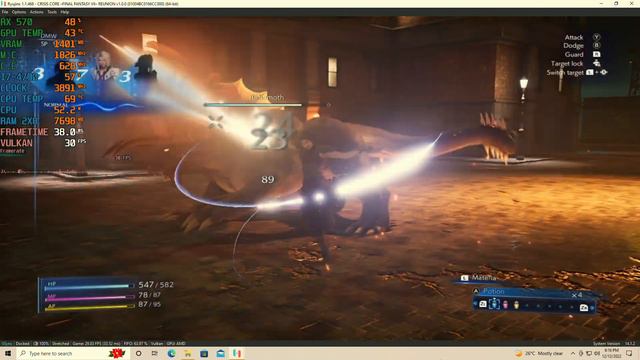 Crisis Core: Final Fantasy 7 Reunion -Ryujinx[SWITCH Emulator] - Core i7 4790 | RX-570 4GB смотреть онлайн