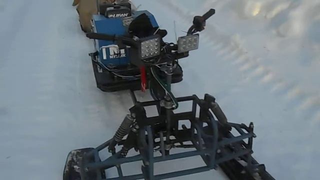 Обзор мотобуксировщика с лыжным модулем смотреть онлайн