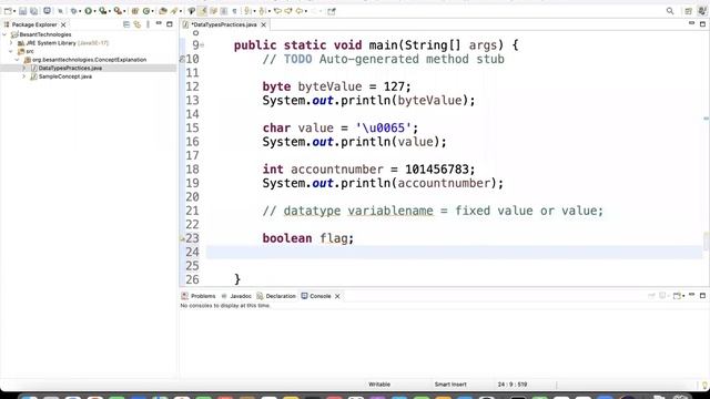 Type Casting in Java | Types of Type Casting | Java Tutorial Tamil by Rajesh | Besant Technologies смотреть онлайн