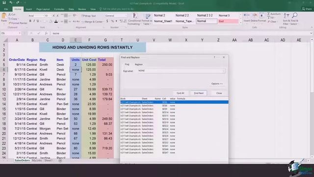 How to Hide and Unhide a Specific Row in Excel смотреть онлайн
