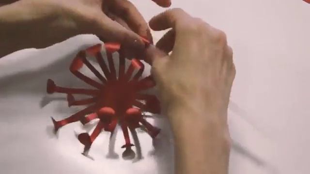 Бумажный декор от Студии больших цветов Светланы Копцевой смотреть онлайн