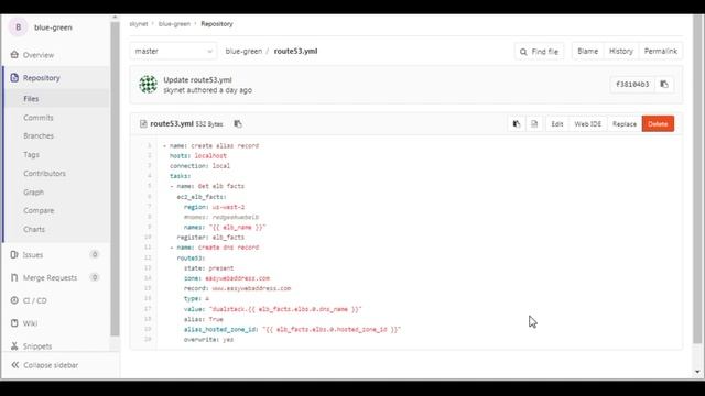 AWS Blue - Green deployment using Ansible смотреть онлайн