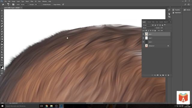 Oil Painting effect in Photoshop CC смотреть онлайн