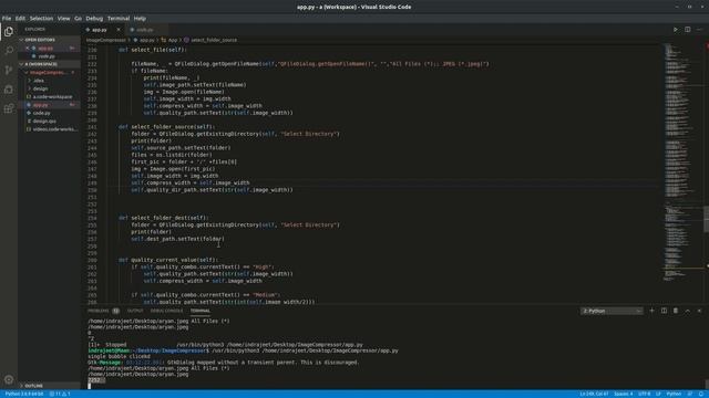 18. PyQt5 - Performing compression for single image смотреть онлайн
