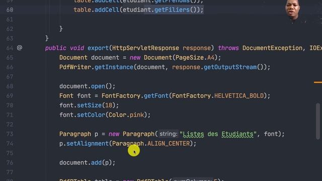 Générer un ficher pdf avec spring boot [Generate a pdf file with spring boot] смотреть онлайн