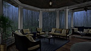 Экстремальный Дождь&Гром на Балконе Лесного Дома/Победите бессонницу/Расслабьтесь наедине с природой