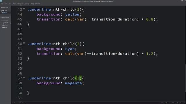 Active Navigation menu Hover using HTML CSS JS смотреть онлайн