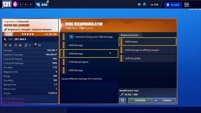 The BEST PERKS for the Easter Egg Launcher in Fortnite Save the World! смотреть онлайн