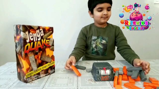 How to play Jenga Quake !! Jenga Board Game Rules !! kids fun Game смотреть онлайн