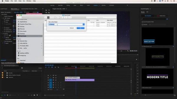 How to IMPORT and EDIT Motion Graphics Templates in Adobe Premiere Pro CC Essential Graphics Panel?