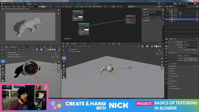How to Texture 3D Objects in Blender смотреть онлайн