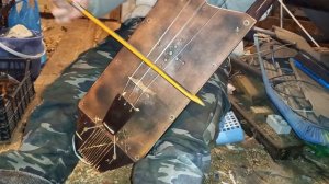 Безумная игра на ТАЛЬХАРПЕ. Настройка тальхарпы. Смычковая лира своими руками. Тальхарпа дома