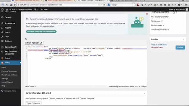 Custom carousel in WordPress using bxSlider with a backend UI смотреть онлайн